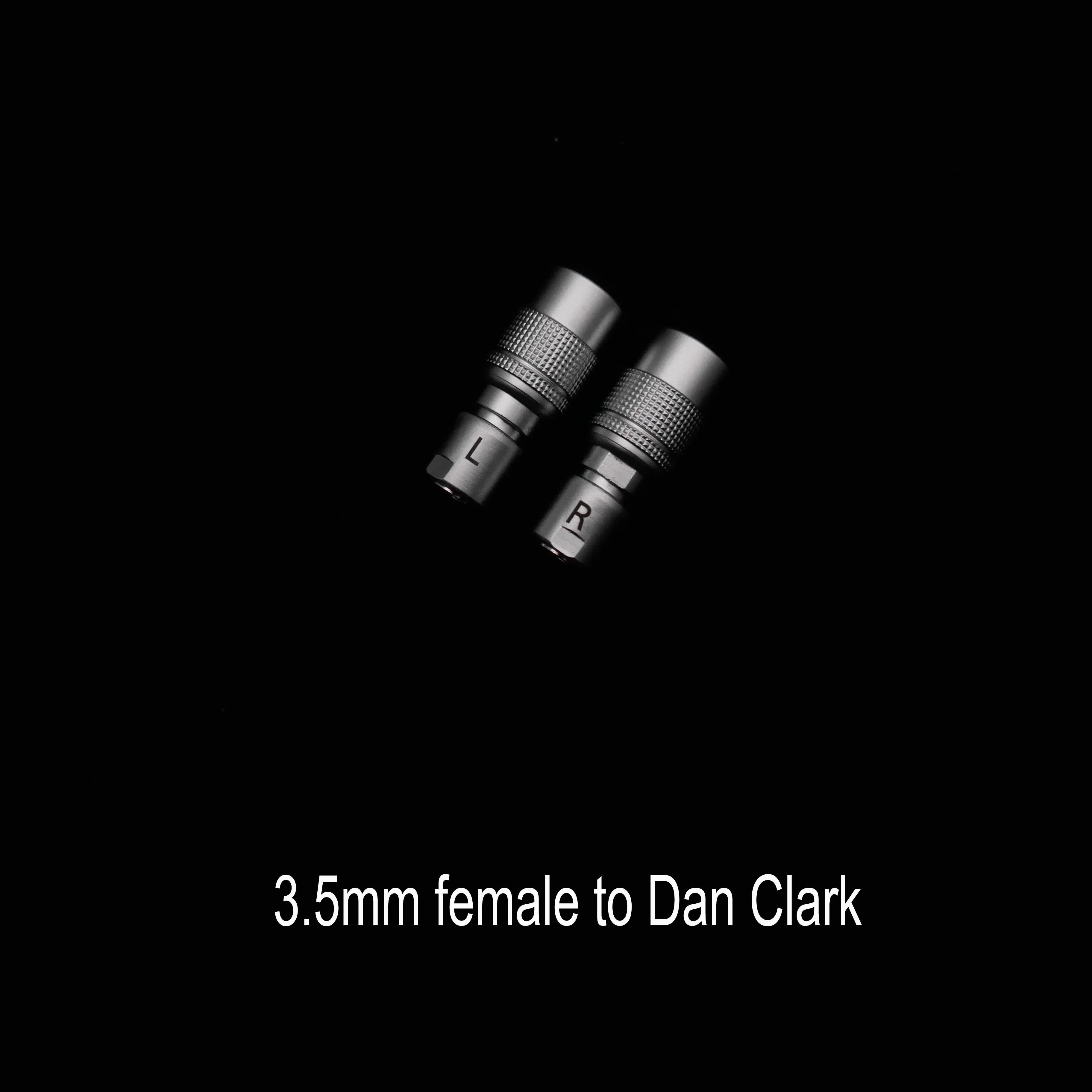 1 Pair HIFI 3.5mm 0.78mm MMCX Female To Dan Clark Audio Mr Speakers Ether Alpha Dog Prime Adapter 3.5 1/8'' Mini Connector