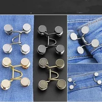 1/2/4/8Set Waist Tightener Buckle Adjustable Nail-free Jeans Button Pin Pants Snap Fastener Detachable Clothing Pant Sewing Tool 2