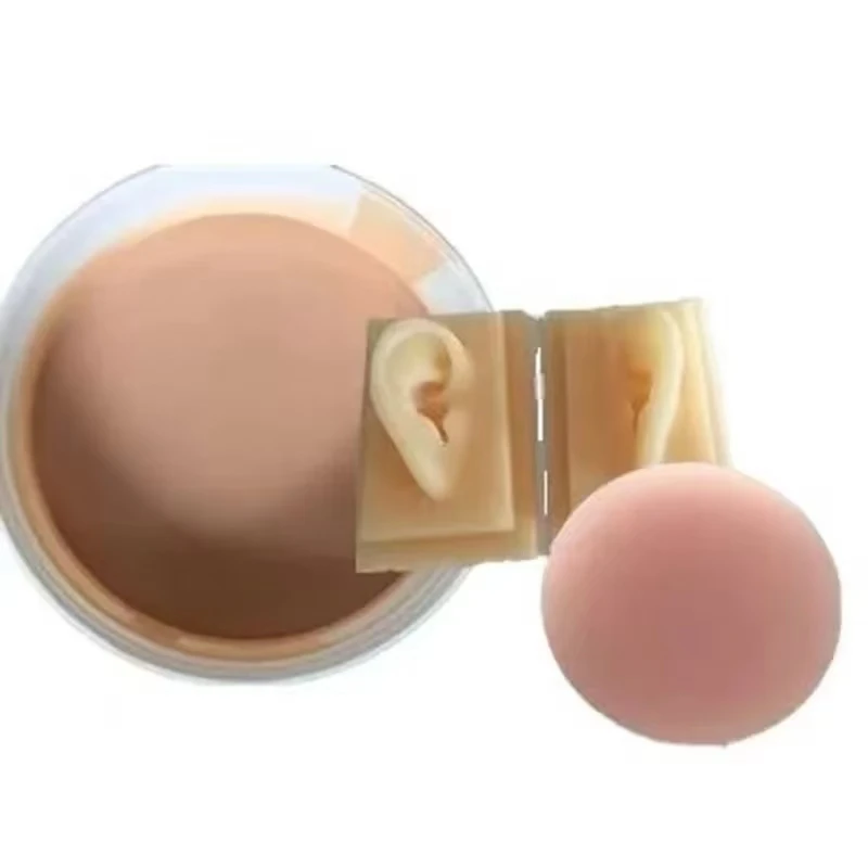 Liquid Silicone Rubber 500/1000g RTV-2 Skin Color Liquid Silicone Rubber Material 0 Hardness