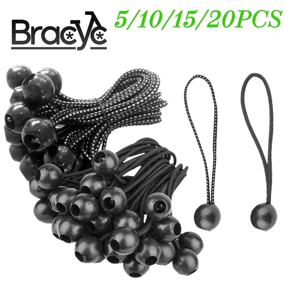 Ball Bungee Cords Portable Elastic Tent Fixing Rope Tarpaulin Awning