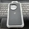 Original Case For OnePlus 12 Case Carbon Sandstone Black Wood Bumper Karbon Protective Cover Case For One Plus 12 5G OPO 3