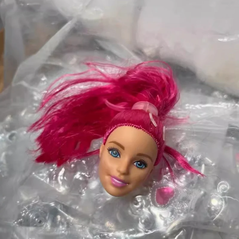 [Second hand products]1 Pieces 30cm Doll's Head Dark Skin 1/6 Doll's Accessories Dress Up Toy 4