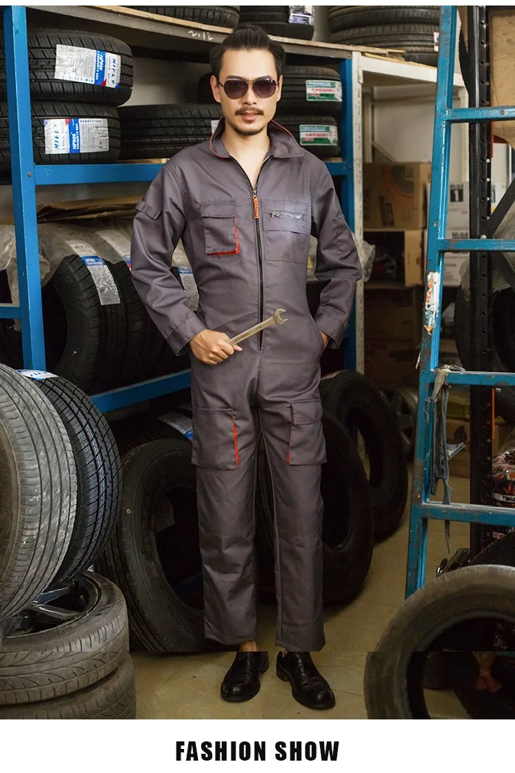 Work Overall Uniform Men Women Working Coveralls Welding Suit Car Repair Workshop Mechanic Plus Size Clothes - Image 3