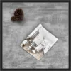Coffee Tables for Small Space Low Center Table for Living Room Office, Wood Top with Metal Frames, Easy Assembly 4