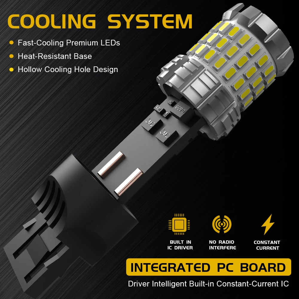 BMTxms LED Canbus 3157 3156 3057, 2x T25 LED , ڵ  극ũ , DRL  ȣ ,  ħ  , P27/7W