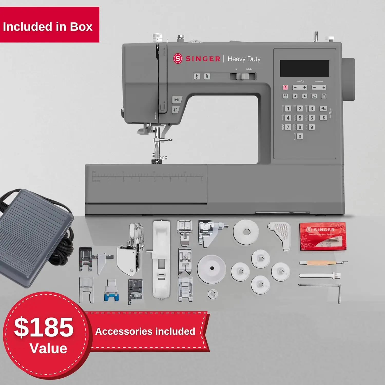Singer Heavy Duty 6700C Computerized Sewing Machine With Accessory Kit | Strong Motor With Enhanced Piercing Power, 411 Stitch 2