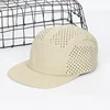 Perforated 5-Panel Cap for Men Lightweight Breathable Quick-drying Baseball Caps Running Camping Hiking Training Outdoor Hat 2