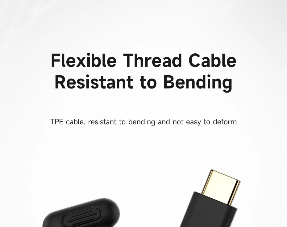 Hagibis USB4 Right-Angle Cable 80Gbps 240W