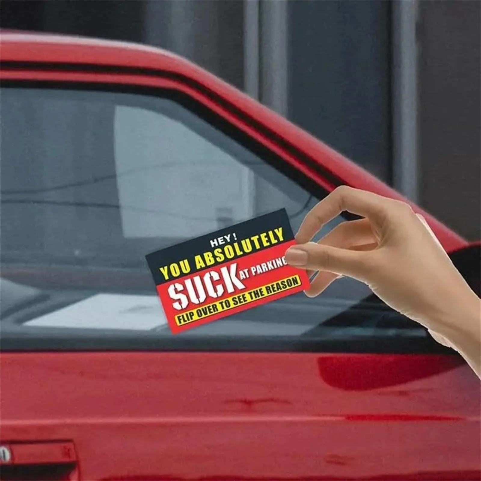 Bad Parking Cards You Absolutely Suck At Parking Cards Bad Cards Violation Tickets Funny Hilarious Prank 50Pcs prank toys card game