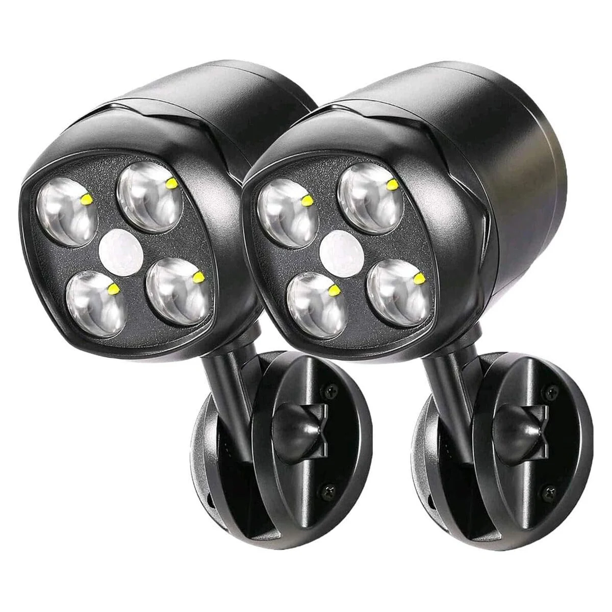Motion Sensor Outdoor Lights Battery Motion Sensor Light Outdoor 6000K LED Spotlight Outdoor 8W 600 LM Security Lights for Ou