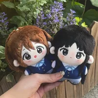 10cm K-ON! K-on! Hirasawa Yui Akiyama Mio Game plush keychain Anime Student Short Plush Cotton Plushie Finger  Body Idol Playthi 1