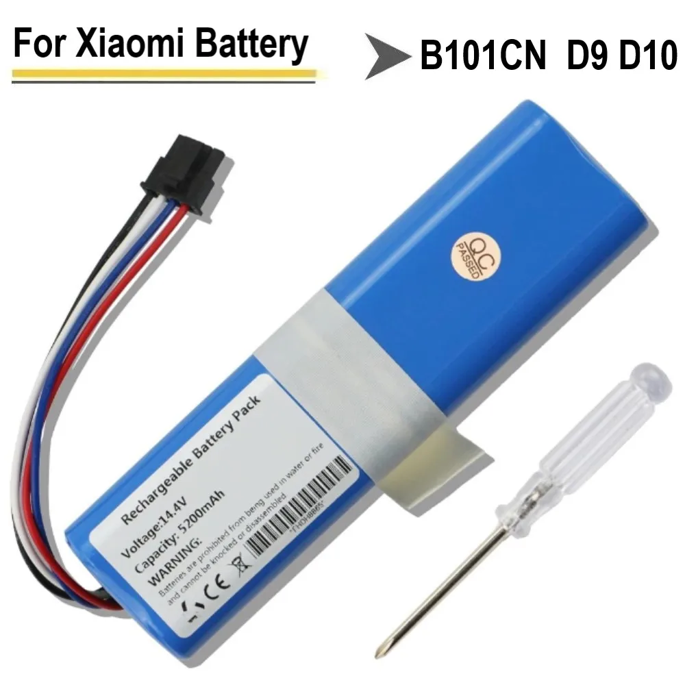 

Аккумулятор для робота-пылесоса XIAOMI B101CN, 5200 мАч, 4INR19/66-2