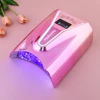 128W Rechargeable Battery LED UV Lamp Wireless Manicure Pedicure Powerful Curing Light Cordless Nail Dryer Fast Drying Nails 1