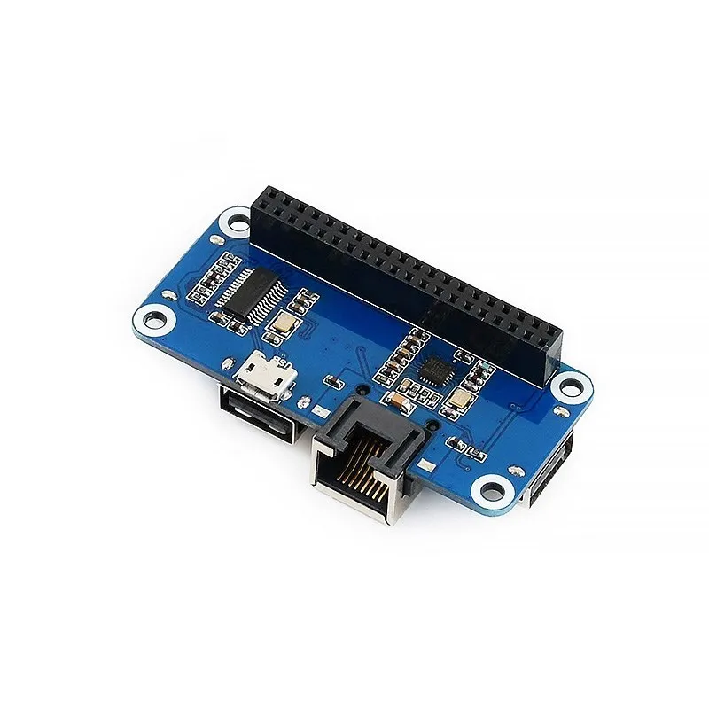 Raspberry pi Usb para Ethernet Rj45 Porta de Rede Hub Chapéu Divisor Extenstion Board para Raspberry pi 4b 3b Mais 3b Zero 2b w wh - Imagem 3