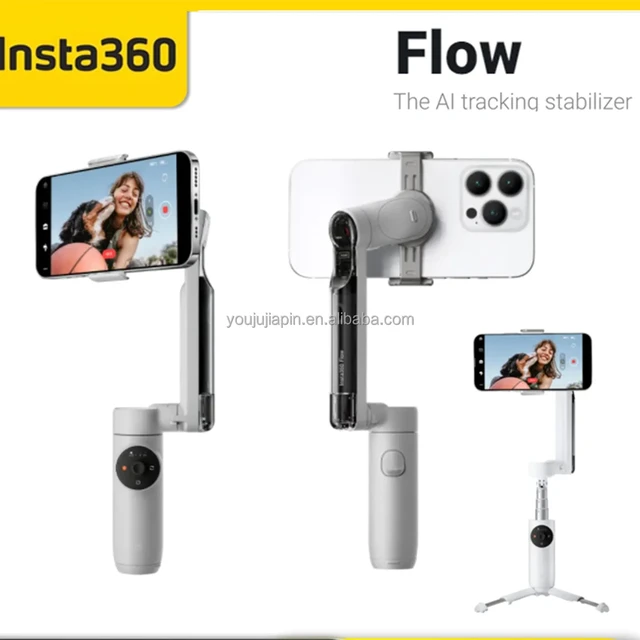 Insta360 Flow - Al Powered Smartphone Gimbal Stabilizer With Built
