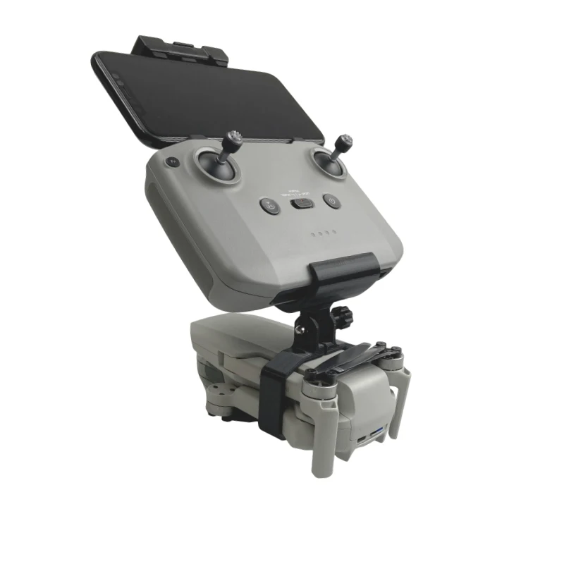 Tiro Portátil Fotografia Tripé Controle Remoto Clipe do Telefone Móvel Selfie Vara Apto para Dji Mavic Mini Acessórios Drone - Image 2