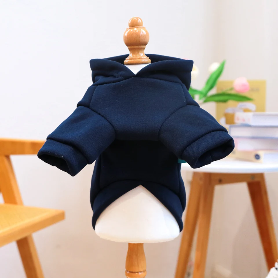 Felpa Con Cappuccio Per Cani Piccoli - Maglione Invernale Con Scritta 'Amo Mia Mamma', Cotone E Pile - Foto 7