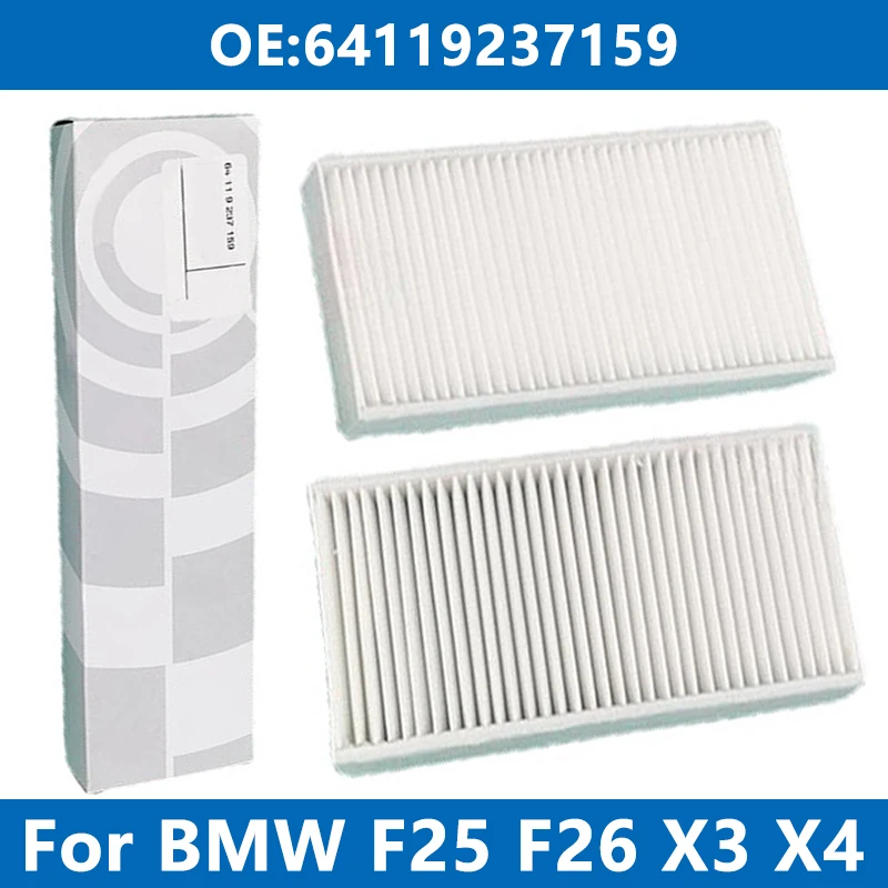 2PcsCabinFilterAirConditioner64119237159ForBMWX3X418d20i20d