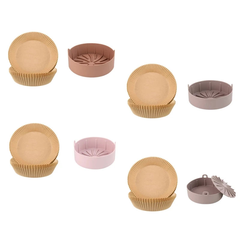 

Air Fryer Accessories Deep Air Fryer Basket with Silicone Cups Universal Accessories Kitchen Gadgets Kitchen TOP ones