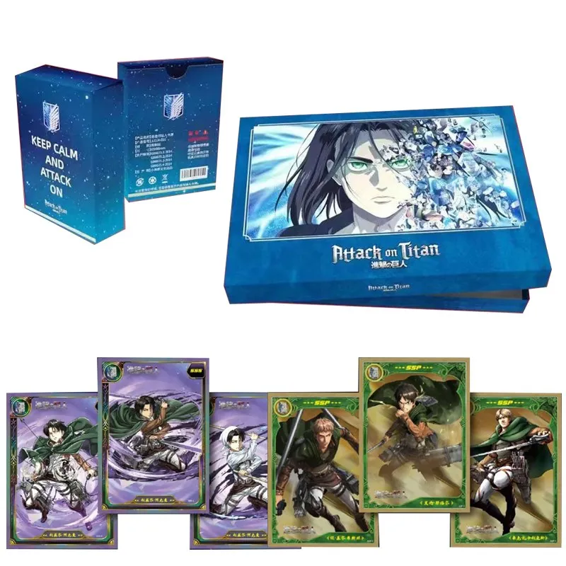 

Wholesales Attack on Titan Collection Cards Booster Box Case Playing Cards
