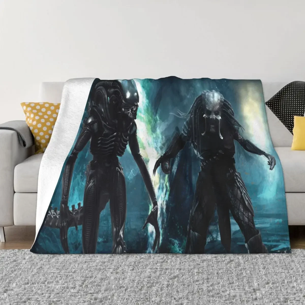 

Мультифункциональное мягкое покрывало Alien Vs. Predator для дивана, автомобиля