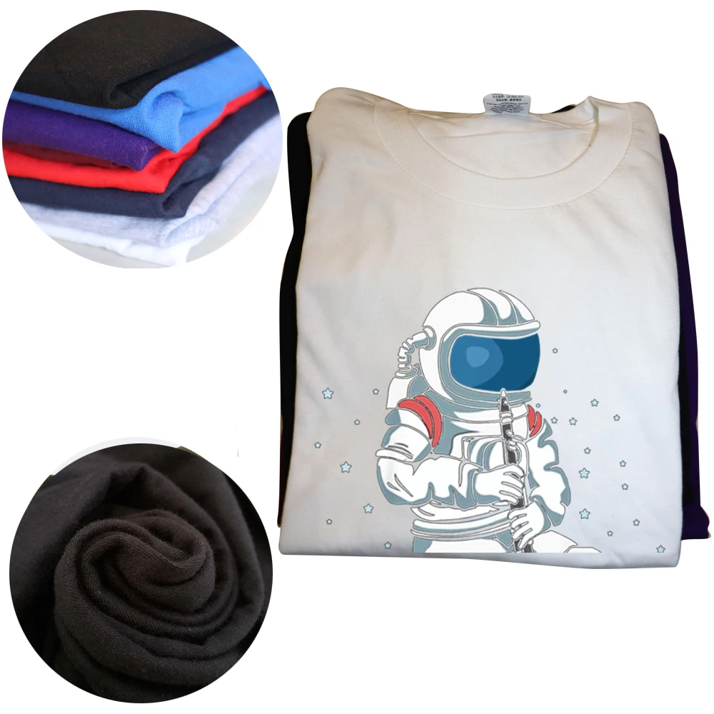 Rolig klarinettälskare Spelare Klarinettist T-shirts Grafisk bomull Streetwear Kortärmad Födelsedagspresent T-shirt Herr_voghion.com