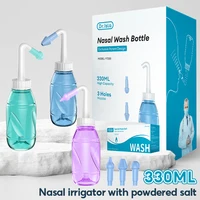 Dr.isla 300ML Nasal irrigator Nasal Rinse Bottle Nasal Wash Cleaner Nose Protector Avoid Allergic Rhinitis Adults Children Neti 1