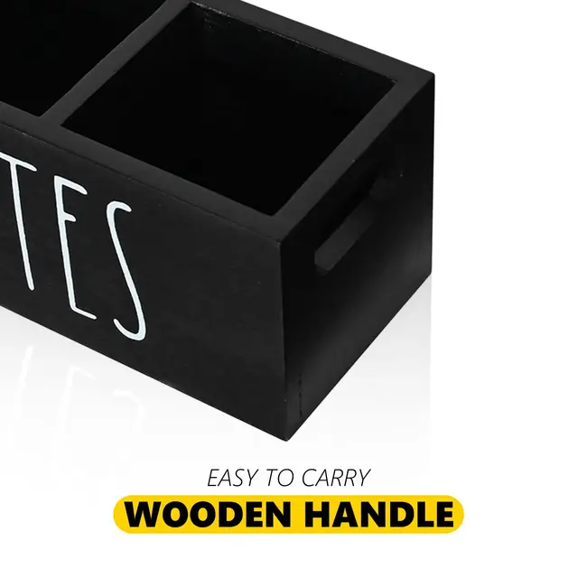 Wooden Remote & Desk Organizer 5