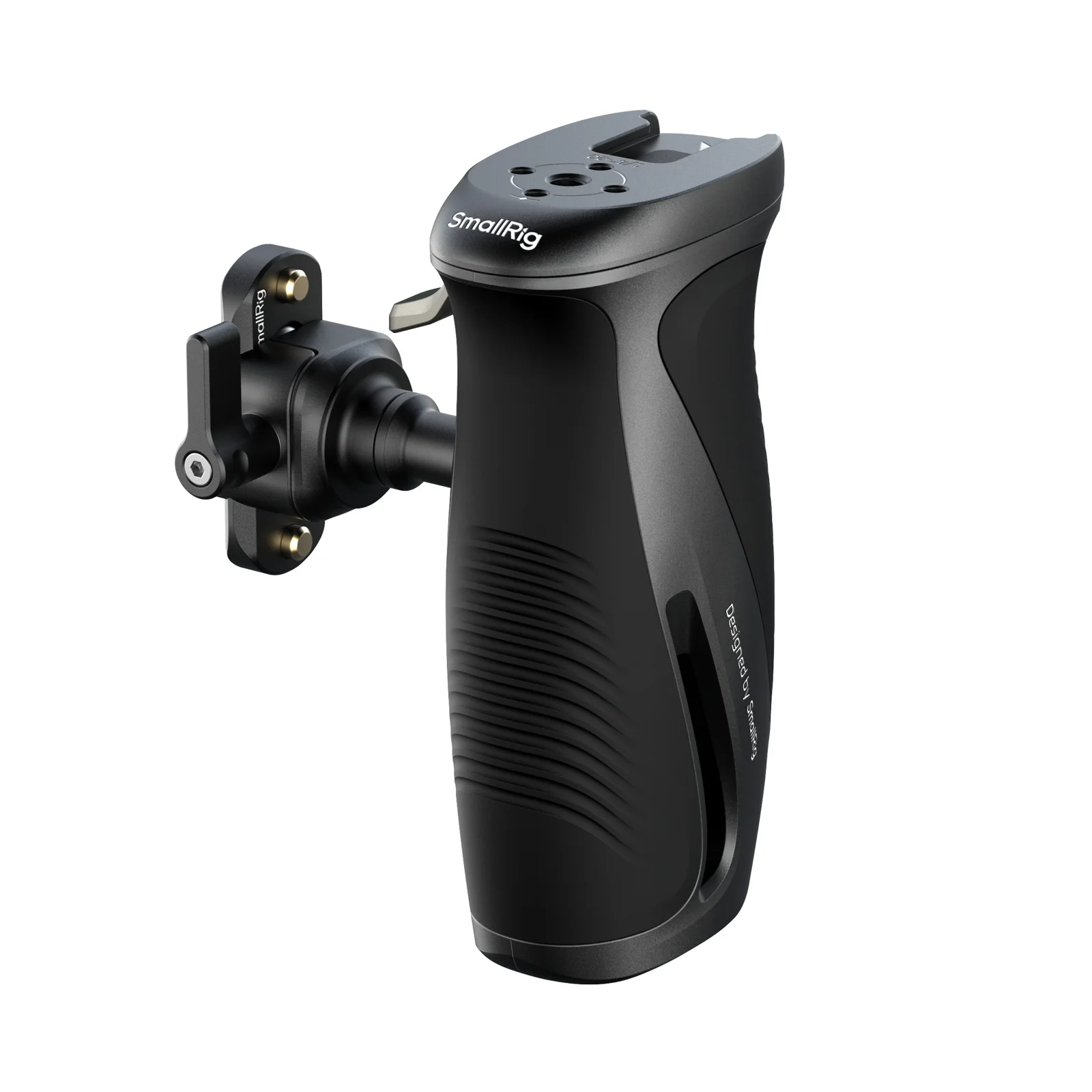 Rotating NATO Side Handle with 1/4 Screws NATO Clamp 360 Adjustment Handgrip for