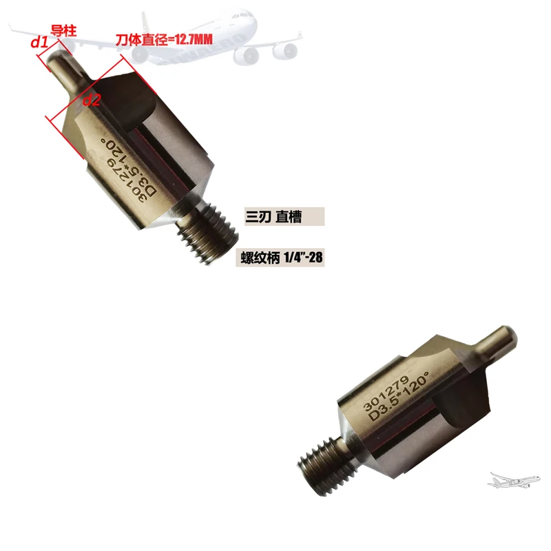Pneumatic Tools Air Aviation Aerial Drill Bit 90° The Front Pin 2.5/3/3.5/4/5/6/6.5mm Diameter |