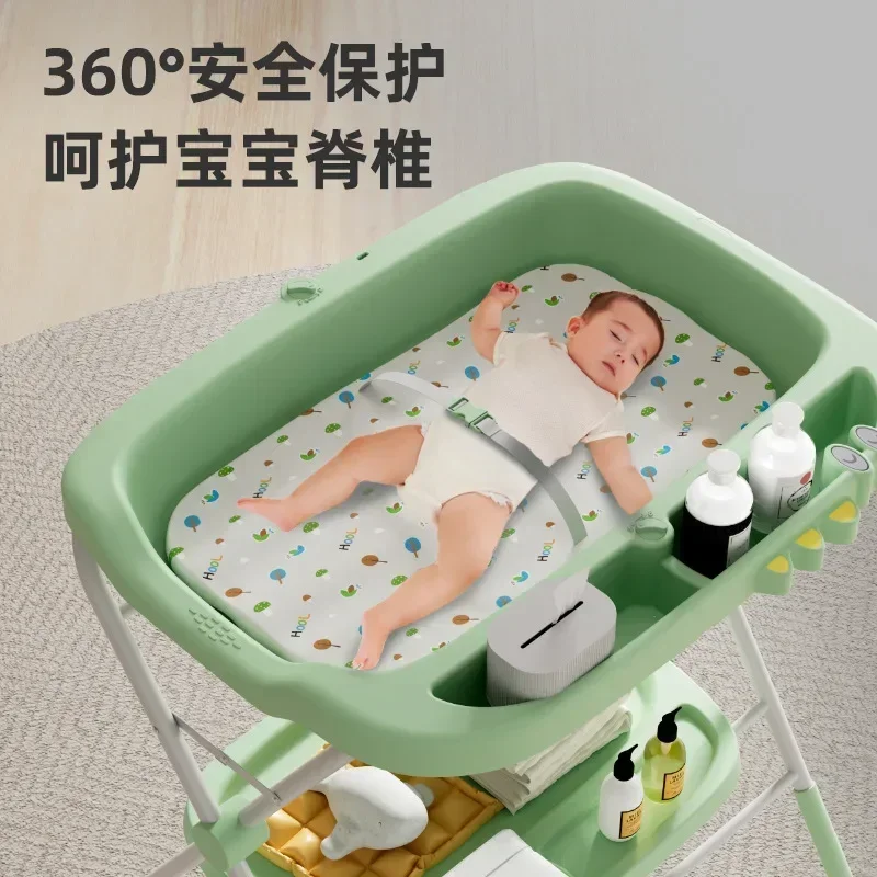 New Baby Care Table Multifunctional Washing and Changing Integrated Baby Diaper Table Foldable Care
