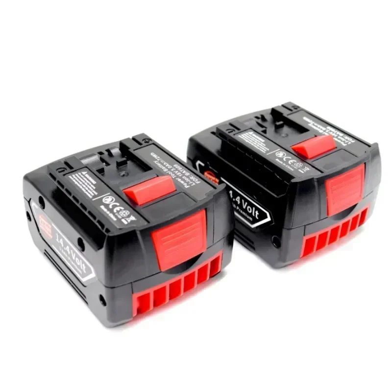 14.4V 4.0Ah for GBH GDR GSR 1080 DDS180 BAT614G Replacement Li-ion Battery Charger Set，Rechargeable Battery for Bosch Power Tool 5