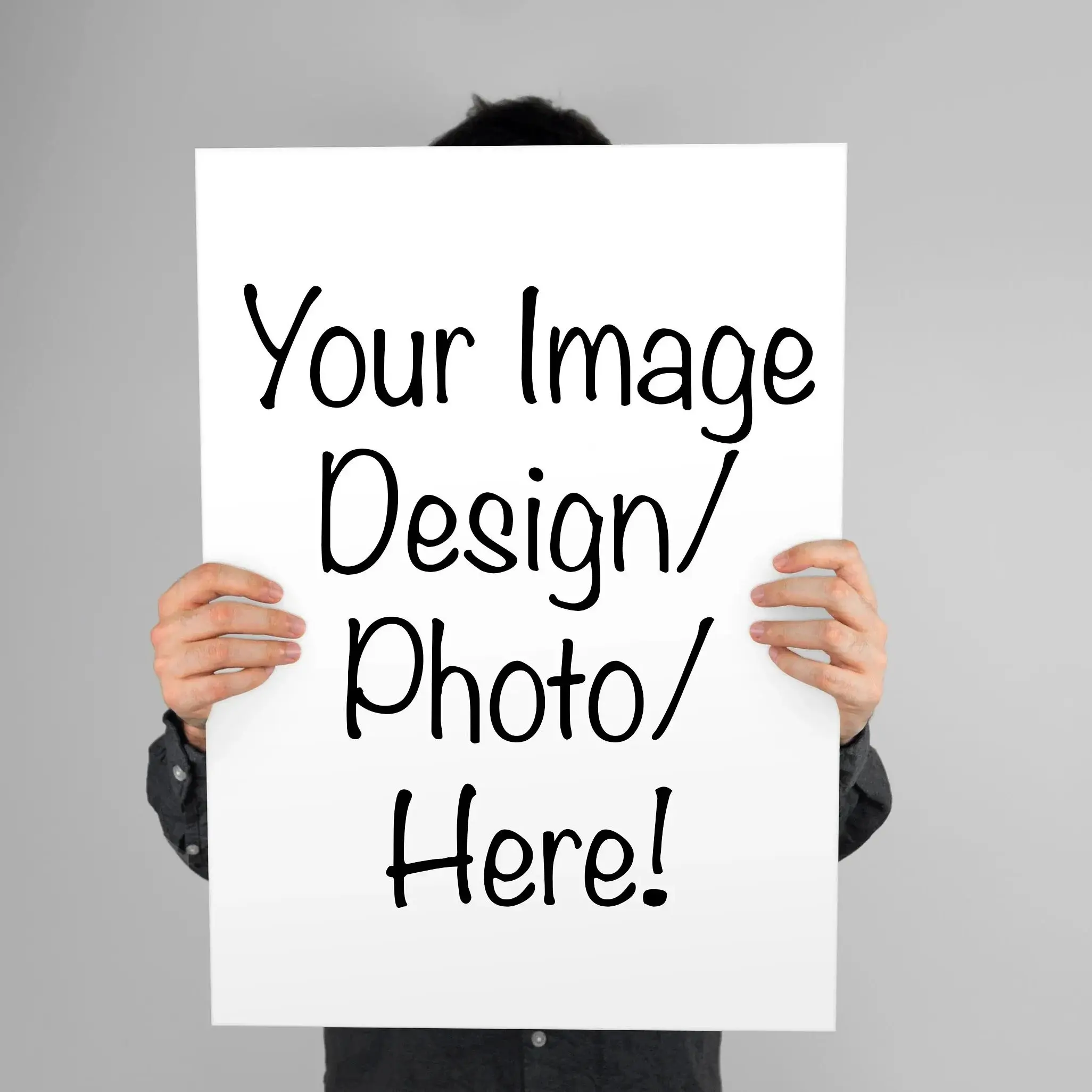 הדפס תמונת התמונה שלך עיצוב פוסטר מותאם אישית גדול חתונה ותמונת הורה-ילד תמונת אמנות קיר לסלון עיצוב הבית