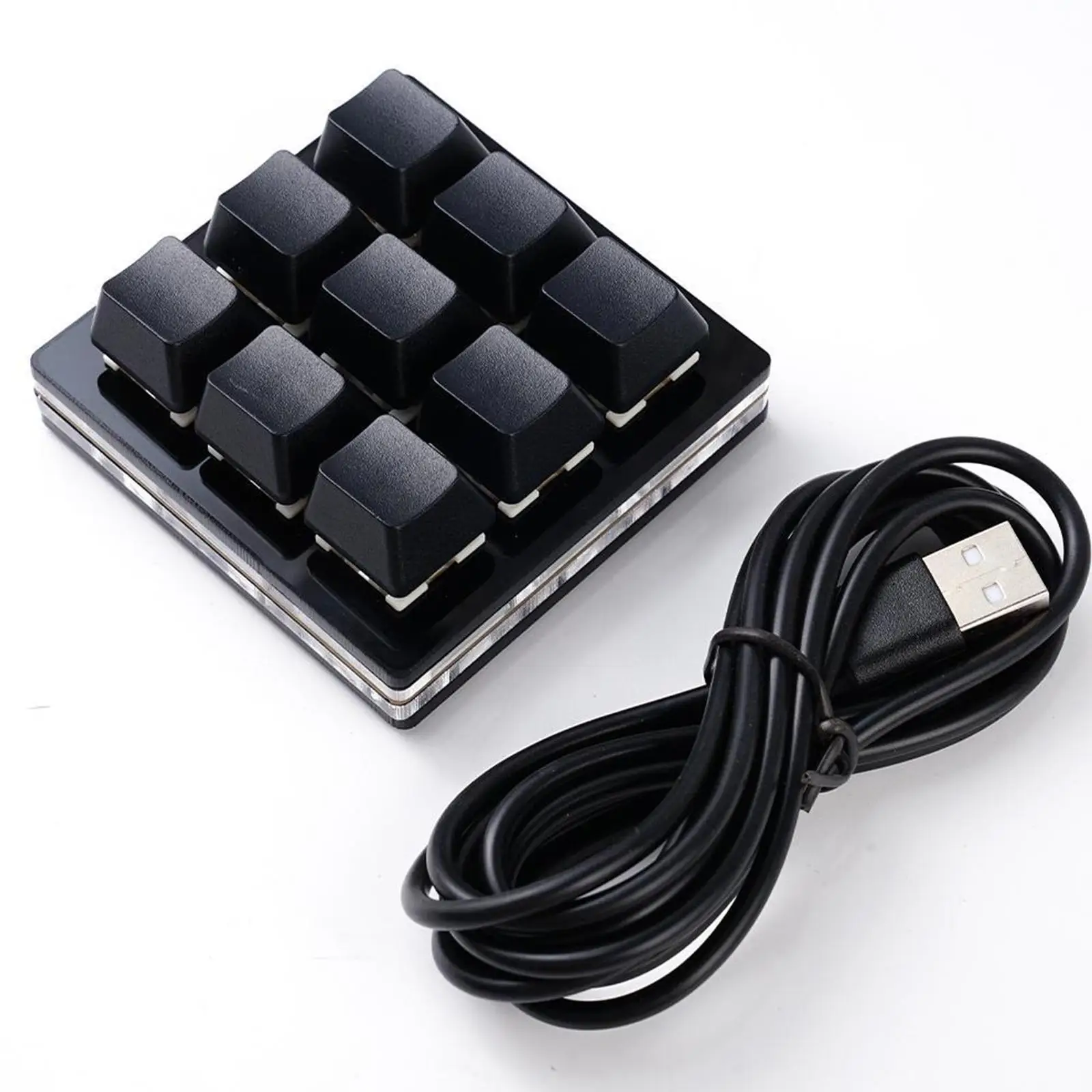 

Mini 9 Keys Keyboard Bluetooth Compatible For OSU Gaming Photoshop Drawing Keyboard Usb Custom Programming Mechanical Keyboard