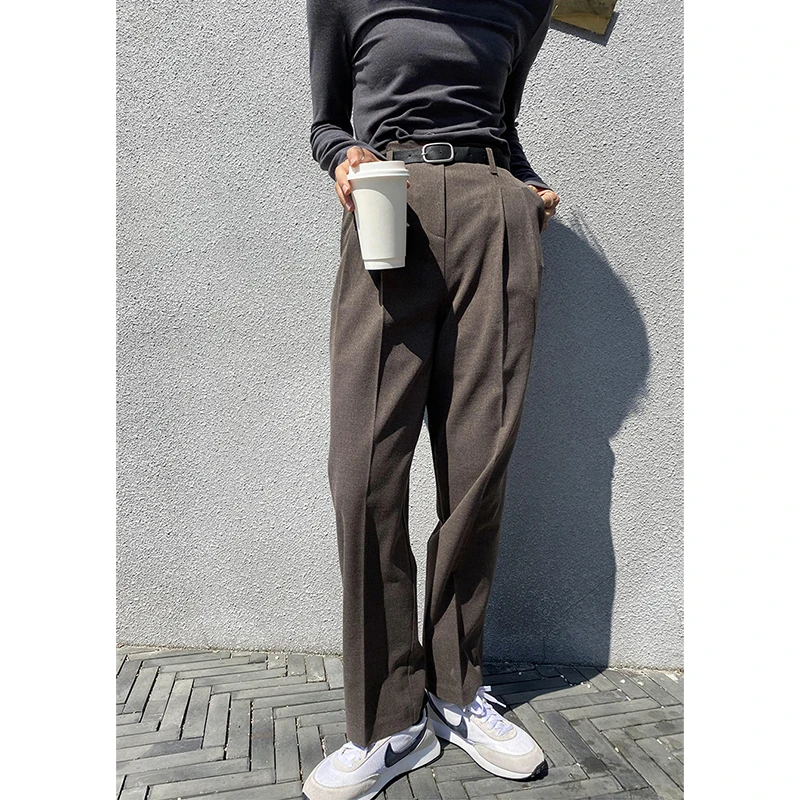 

Unireal 2022 Autumn Women Casual Pants High Waist Blazer Pants Suit Trousers Female Harem Pants