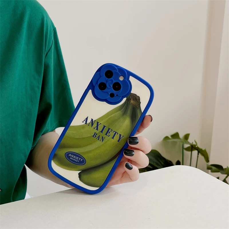 INS Fashion Fruit Banana Phone Case For iphone 13 12 11 Pro XS Max X XR