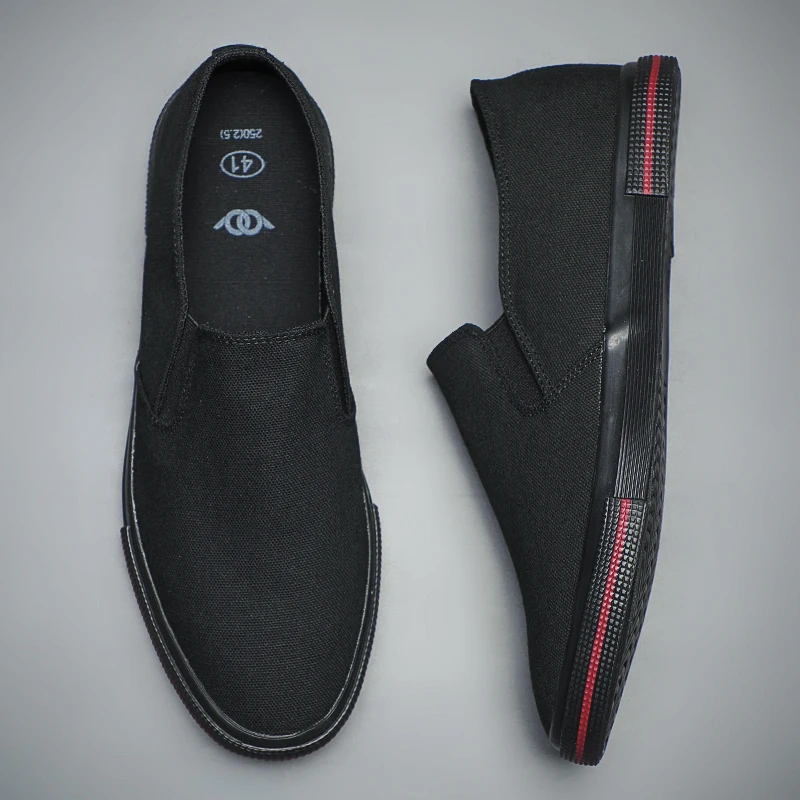 Men's Fashion Casual Shoes Trend Canvas Shoes Cover Foot Men Flat Shoes Lightweight Soft Walking Sneakers New Spring AutumnBM001 4