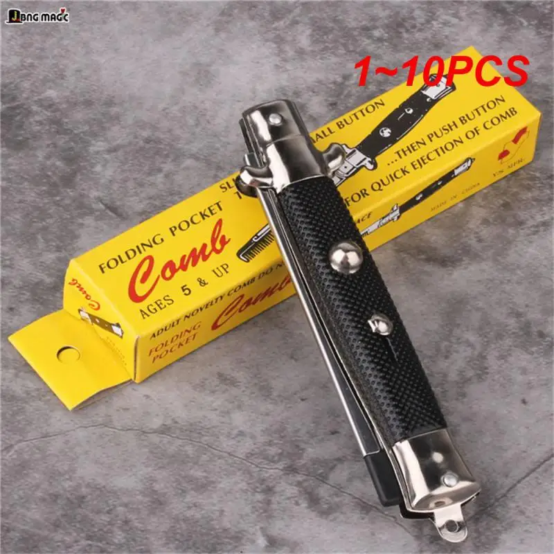 

1~10PCS Folding Spring Comb Hair Styling Tools Folding Pocket Comb Spring Comb Men's Beard Comb Accessories