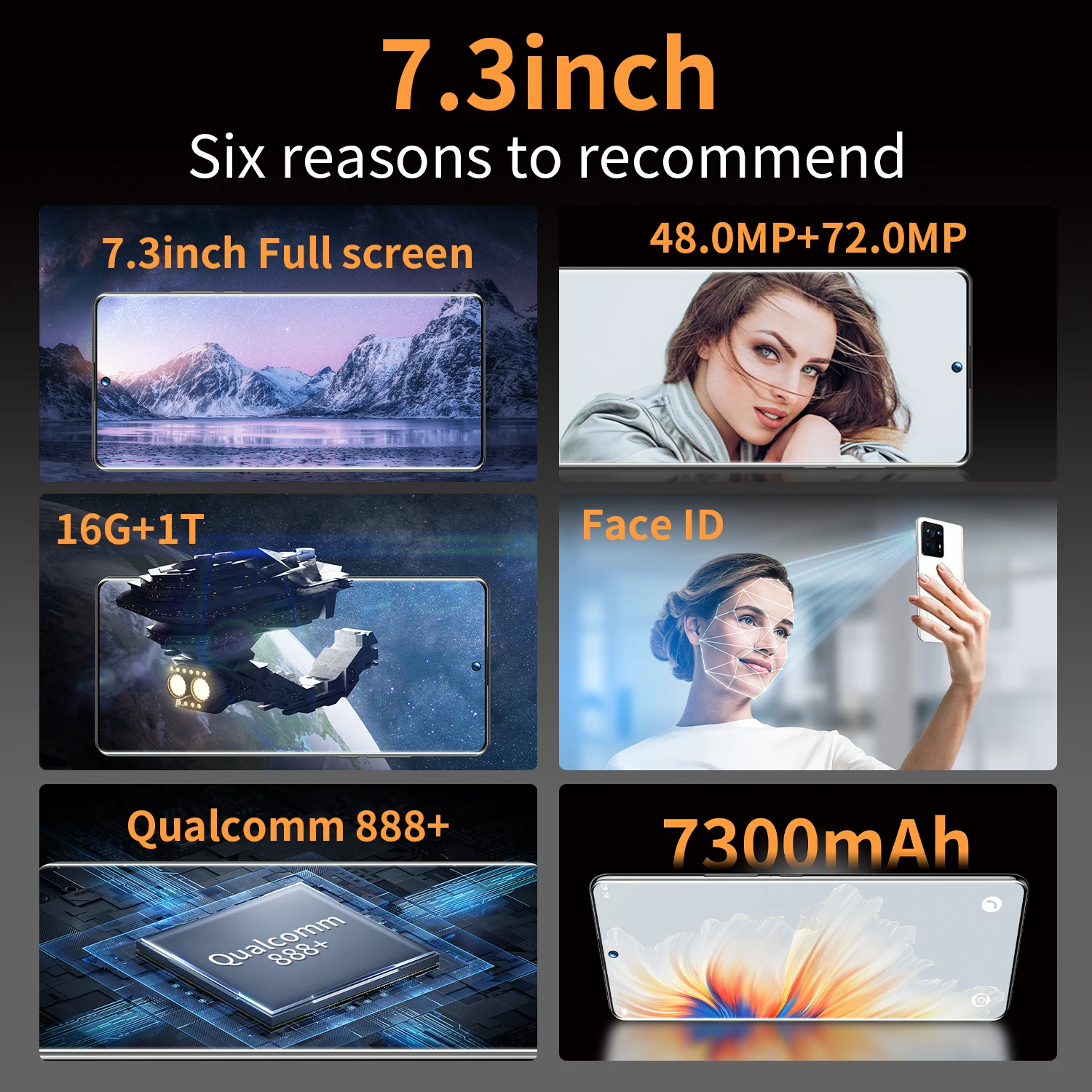 cell phone ratings android Global Version 11T Pro 16GB+1T 4G LTE 5G Android OS 12 System 7.3 HD + Full Screen 2400*3200 100% Original samsung dual sim best phone