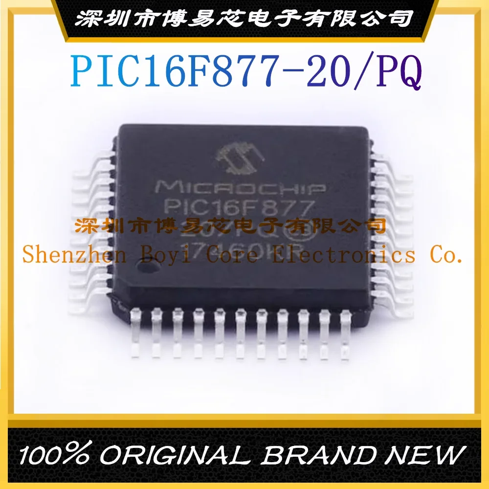 PIC16F877-20/PQ package MQFP-44 New Original Genuine Microcontroller IC Chip (MCU/MPU/SOC) aduc831bsz aduc831b aduc831 aduc8 aduc ad mqfp 52 ic mcu chip