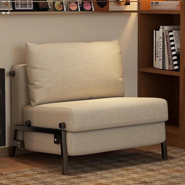New Model Foldable Dual Purpose Single-Person Space Saving Small Apartment Extendable Bed Balcony Extendable Sofa