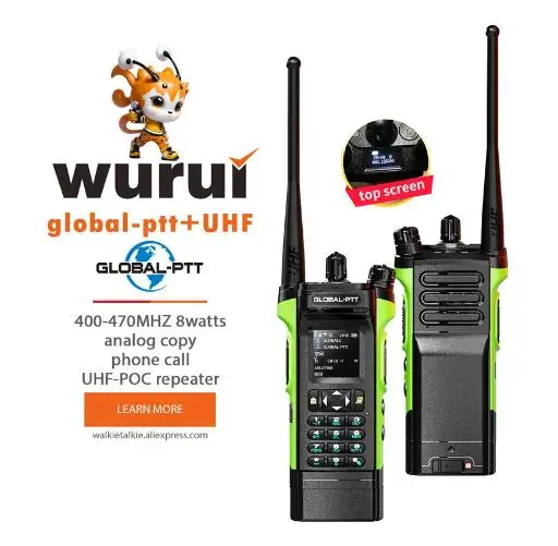 글로벌 ptt 6500 워키토키 시뮬레이터, 4G POC + UHF 양방향 라디오 커뮤터, 대형 원격 전화 통신 경찰