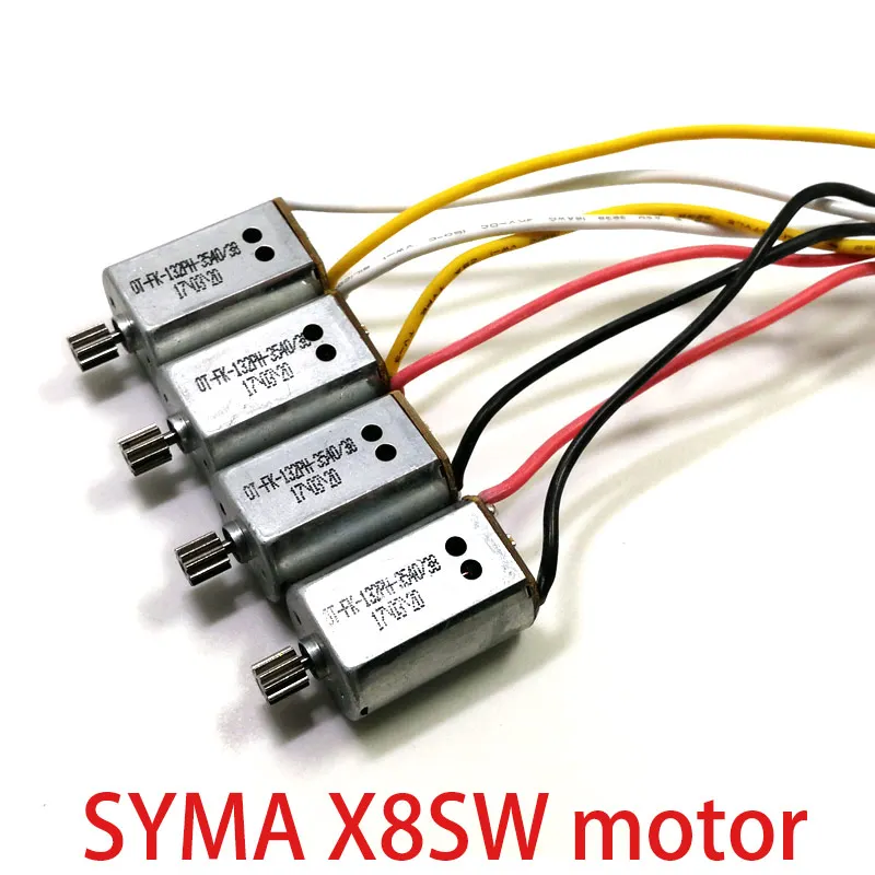 

Набор двигателей 4 шт. для SYMA X8SC X8SW, мотор для дрона, самолета, двигатель двигателя A B, запасные части, запасные части, аксессуары