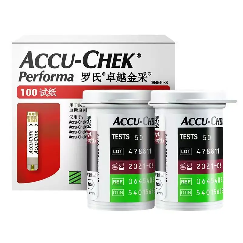 Nuovo (Exp:2024-01-31) Accu Chek Eseguire La Glicemia Accu Chek Strisce Reattive Per Glucosio E Lancette Imposta Il Kit Per Il Test Del Misuratore Di 