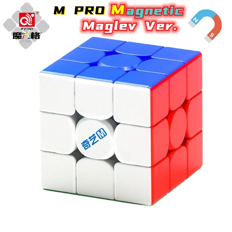 

QIYI 2023 Aug Magico Cubo 3x3x3 Speed Cube Magnetic M PRO Maglev 3x3 Magic Cube Fidget Magnet Puzzle Mágico 3*3 Rubic Toy