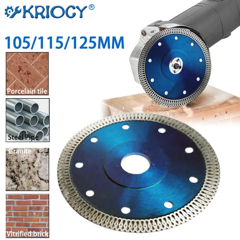 

Turbo Diamond Saw Blade Disc Porcelain Tile Ceramic Granite Marble Cutting Blades For Angle Grinder Diamond Saw Blade 3 Sizes