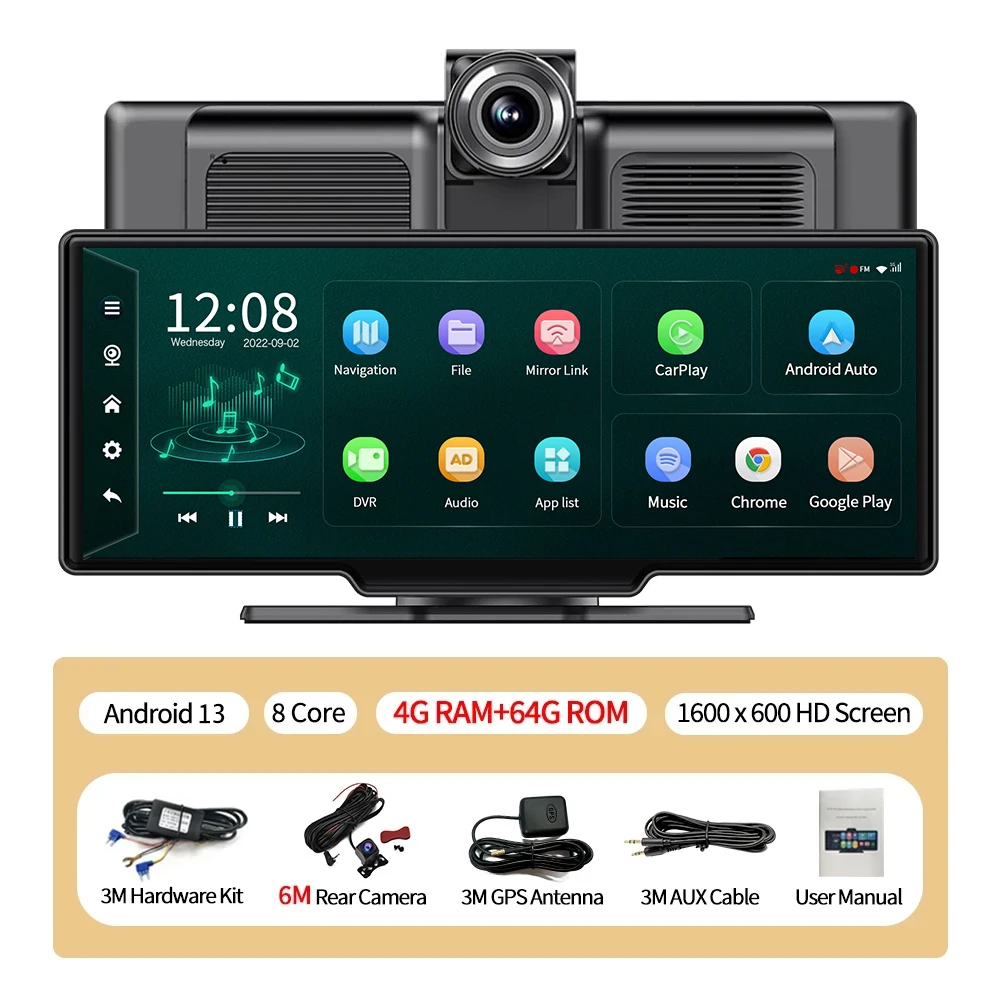 10.26インチ ダッシュボード Android 13 ダッシュカム 10.26インチ ダッシュボード Android 13 ダッシュカム 10.26 インチ