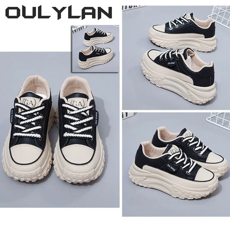 Fashion Retro Women Shoes Spring Platform Shoes Casual Sneakers Versatile Fashion Designer Shoes High Quality Women Sneakers 3