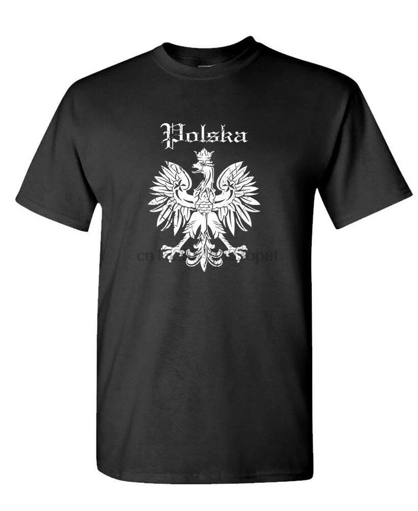 POLSKA EAGLE-польская Ретро хипстерская хлопковая футболка унисекс |