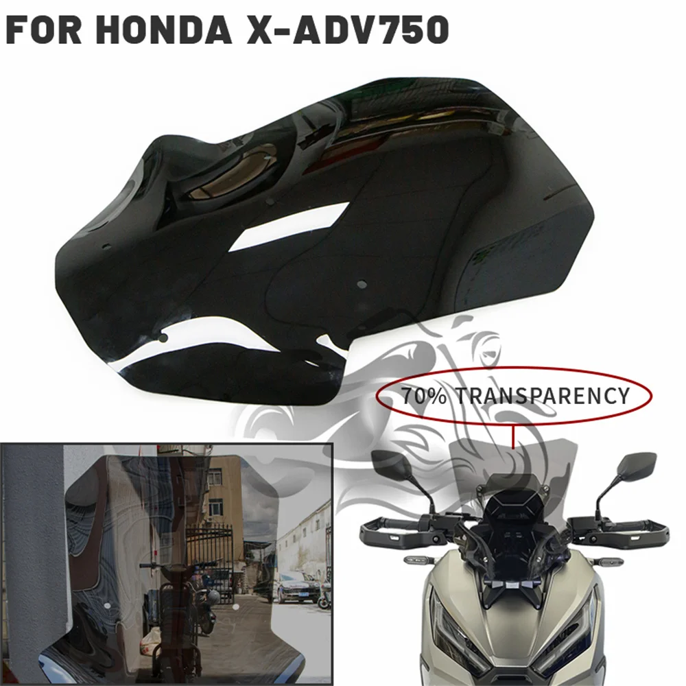 

Black Smoke Motorcycle Windscreen Windshield Fit For Honda X-ADV750 XADV 750 2017- 2020 X-ADV 750 2018 2019 Visor Deflector